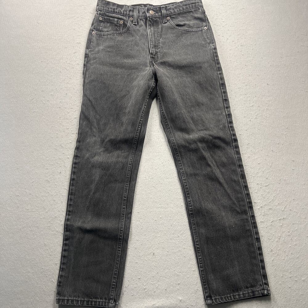 Vintage Levis Jeans Mens 32x30 (Fits 30x30) Black 505 Straight 90s Made in USA